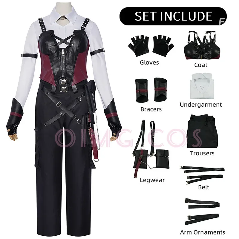 Anime Cosplay Ladies - 愛とディープスペースディープスペースハンターコスプレ衣装カーニバル大人用制服アニメハロウィンパーティー仮装衣装男性用ゲーム