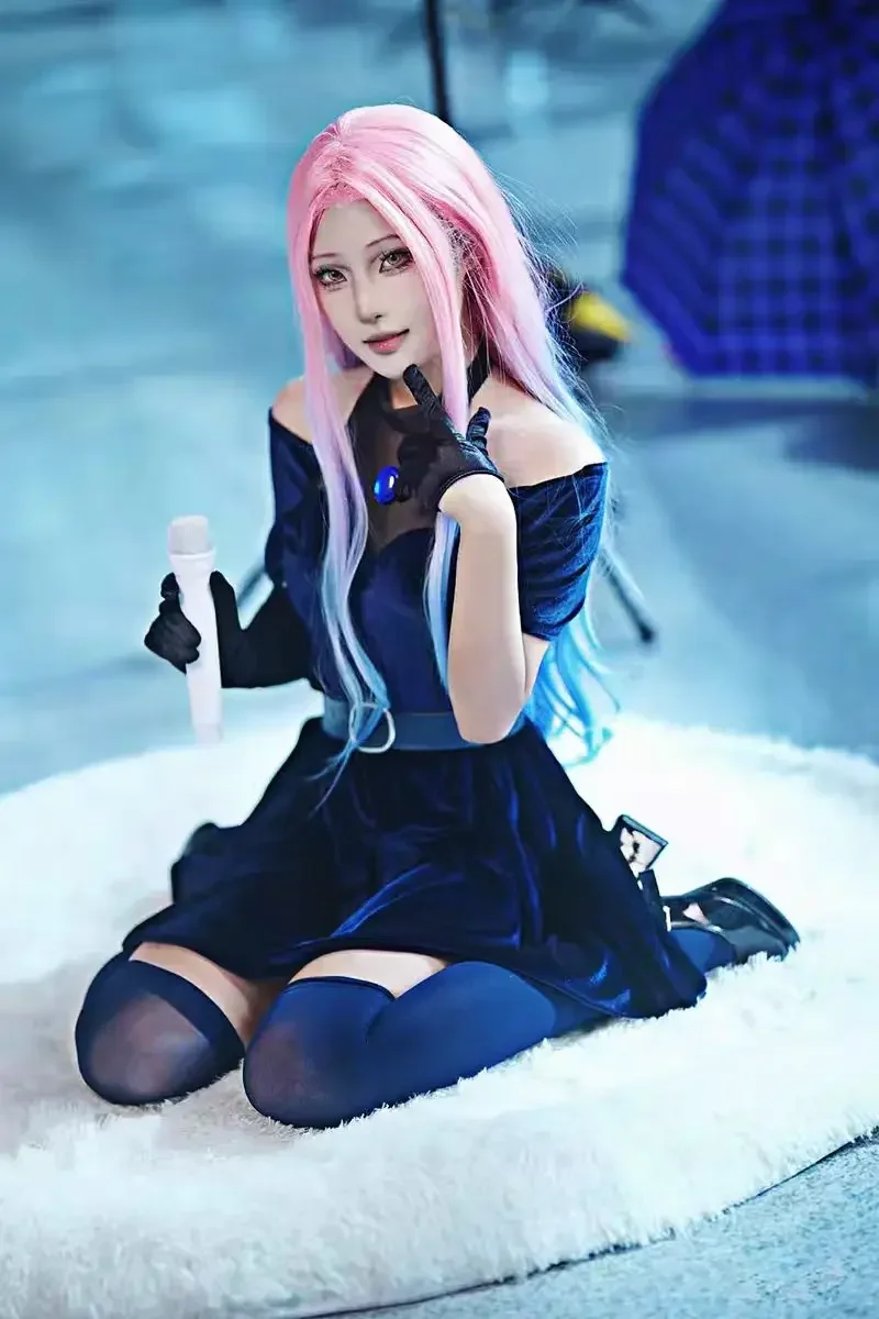 ミジ コスプレ衣装 アニメ エイリアン ステージコスプレ衣装 - Anime Cosplay Blue Hair のレビューと価格