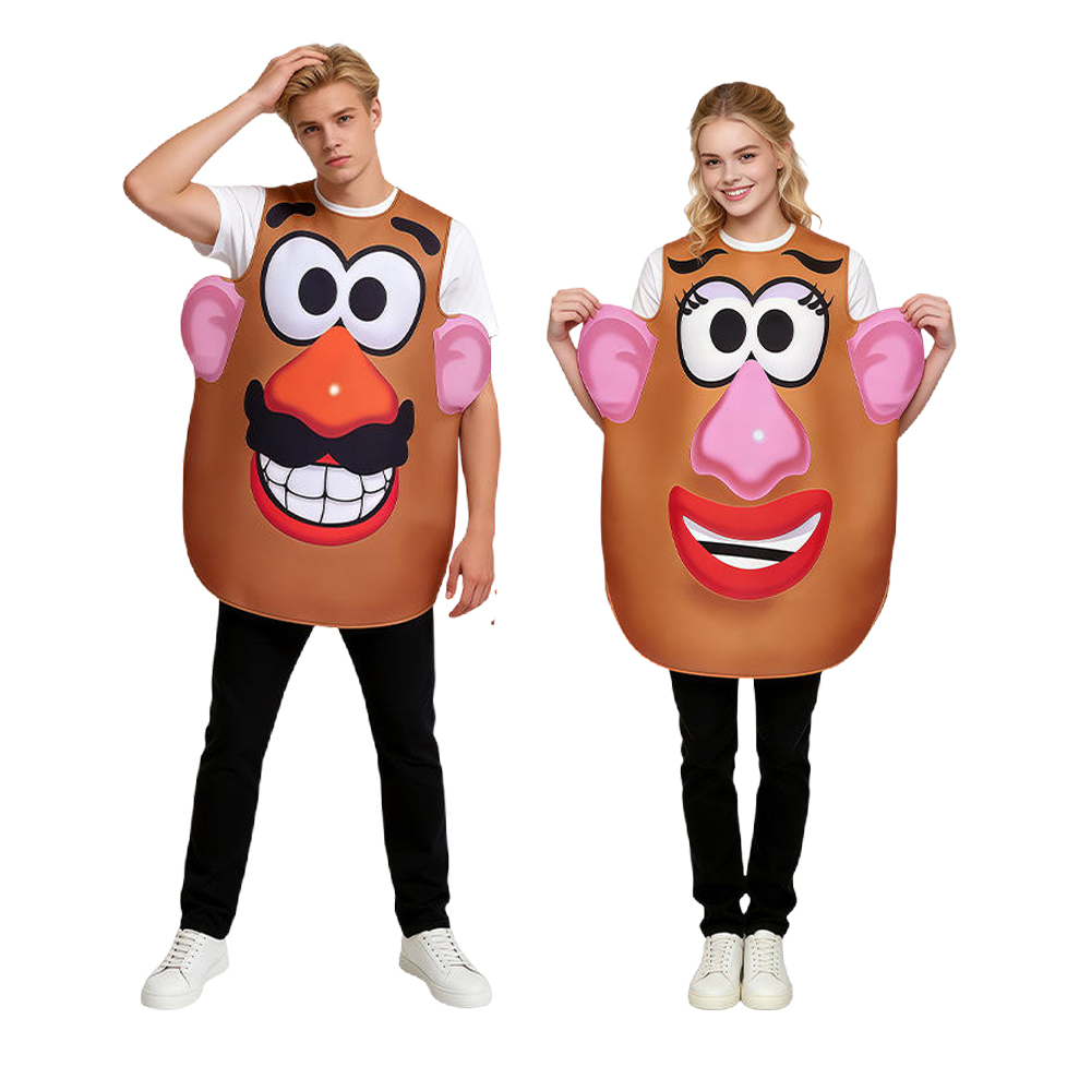 ポテトヘッドコスチューム　ミスター＆ミセス ポテトヘッドマッ - Anime Cosplay Couple のレビューと価格