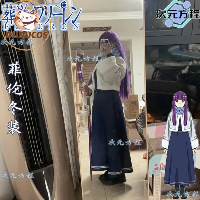 在庫あり フェルン コスプレ衣装 アニメ【XS-2XL】DU - Anime Cosplay Jumpsuit のレビューと価格