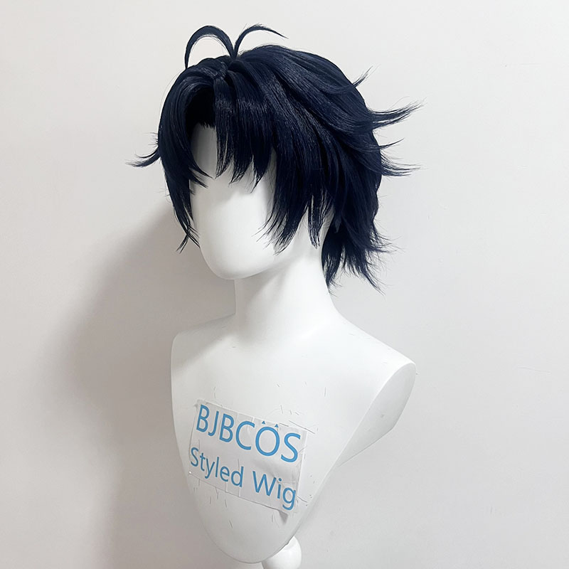 【スタイリング済みウィッグ】朝巴春馬 コスプレウィッグ ZZ - Anime Cosplay Blue Hair のレビューと価格
