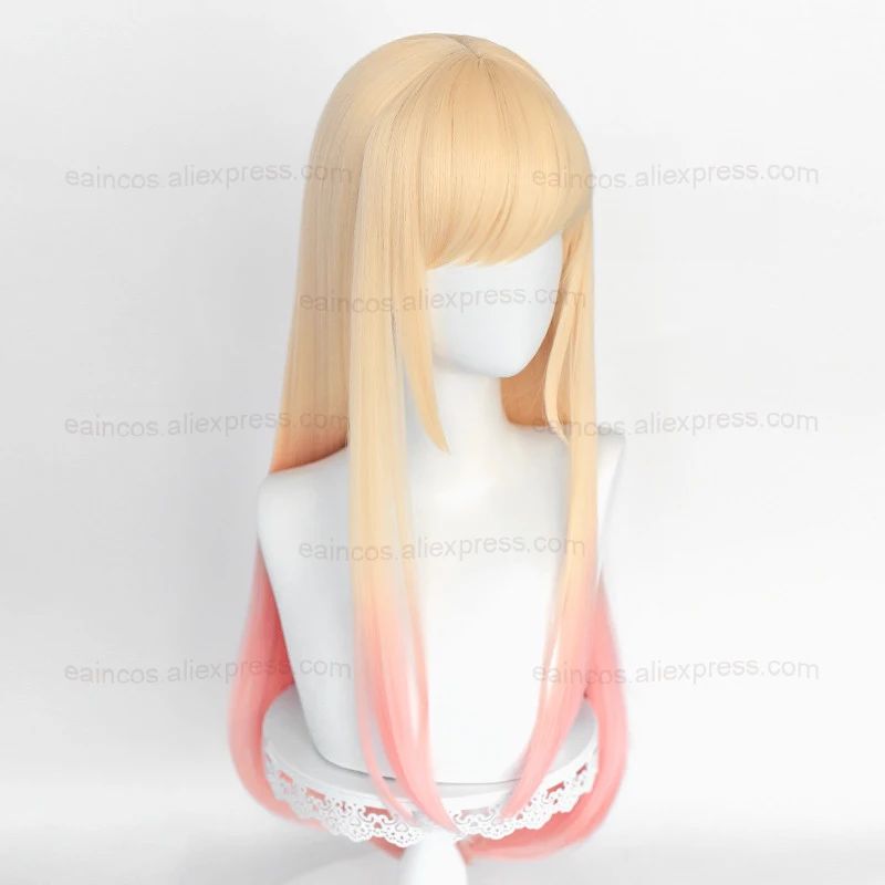 アニメフィギュアmarin子猫ウコスプレウィッグ、80cm、 - Kitagawa Anime Cosplay のレビューと価格