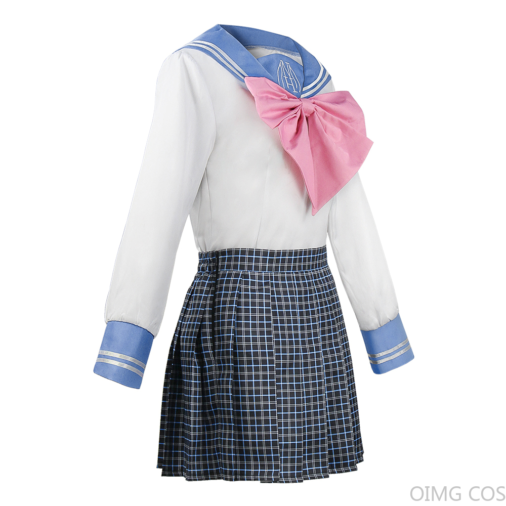 舞園さやかコスプレ衣装アニメスーパーダンガンロンパ女性制服ハ - Anime Cosplay Ladies のレビューと価格
