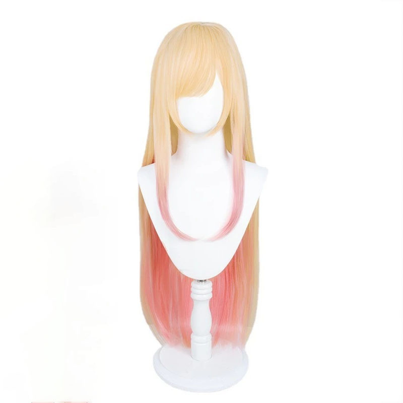 アニメ北川マリンコスプレウィッグ黄色ロング紫ショート耐熱人工 - Kitagawa Anime Cosplay のレビューと価格